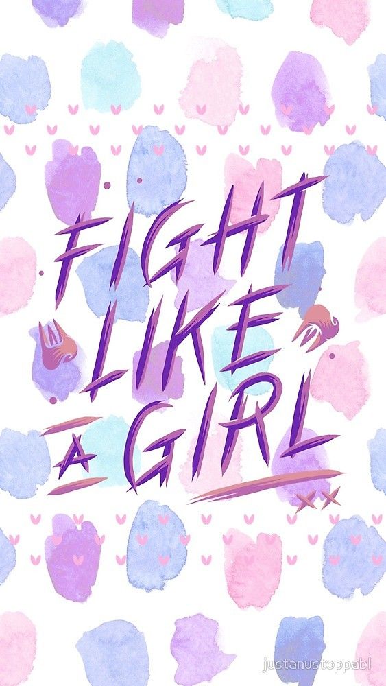 Fight Like A Girl By Justanustoppabl Math