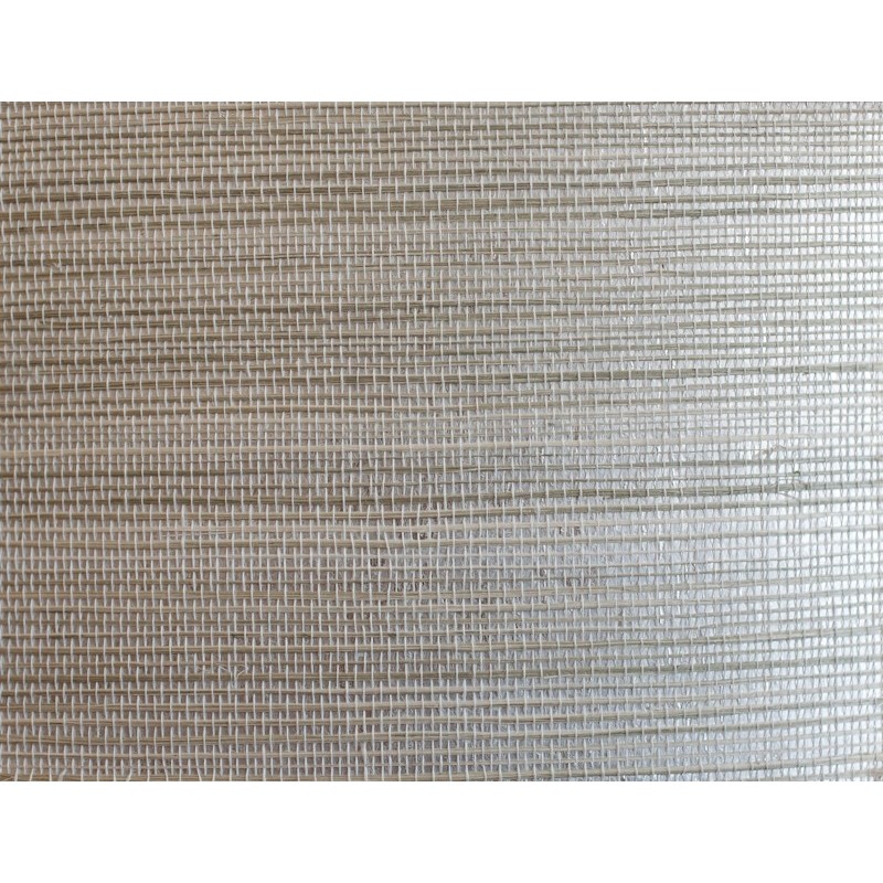 Grasscloth Wallpaper Natural Sisal On Silver