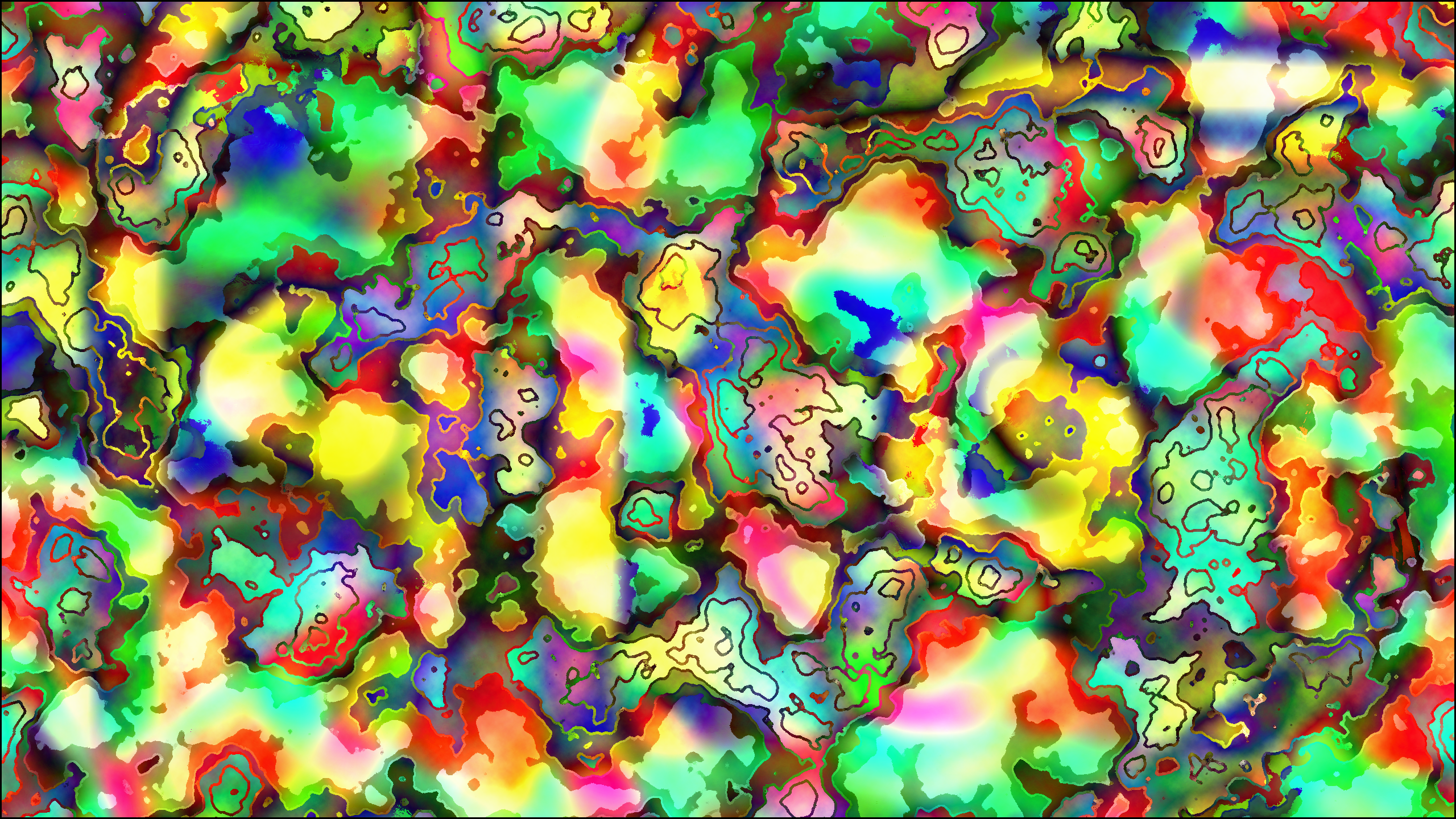 Abstract Trippy Bright Lsd Wallpaper HD Desktop And
