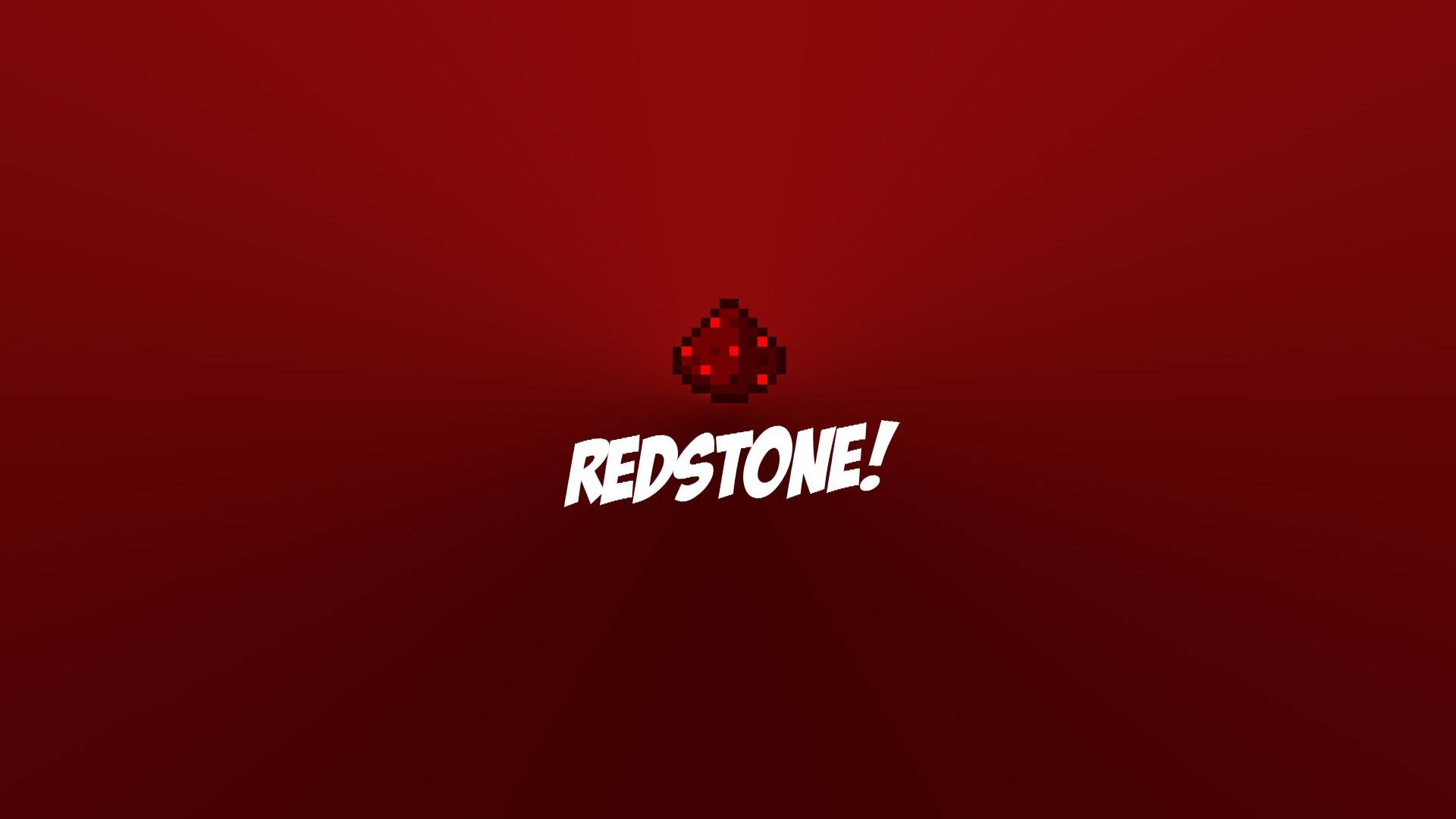 Minecraft Redstone Wallpaper