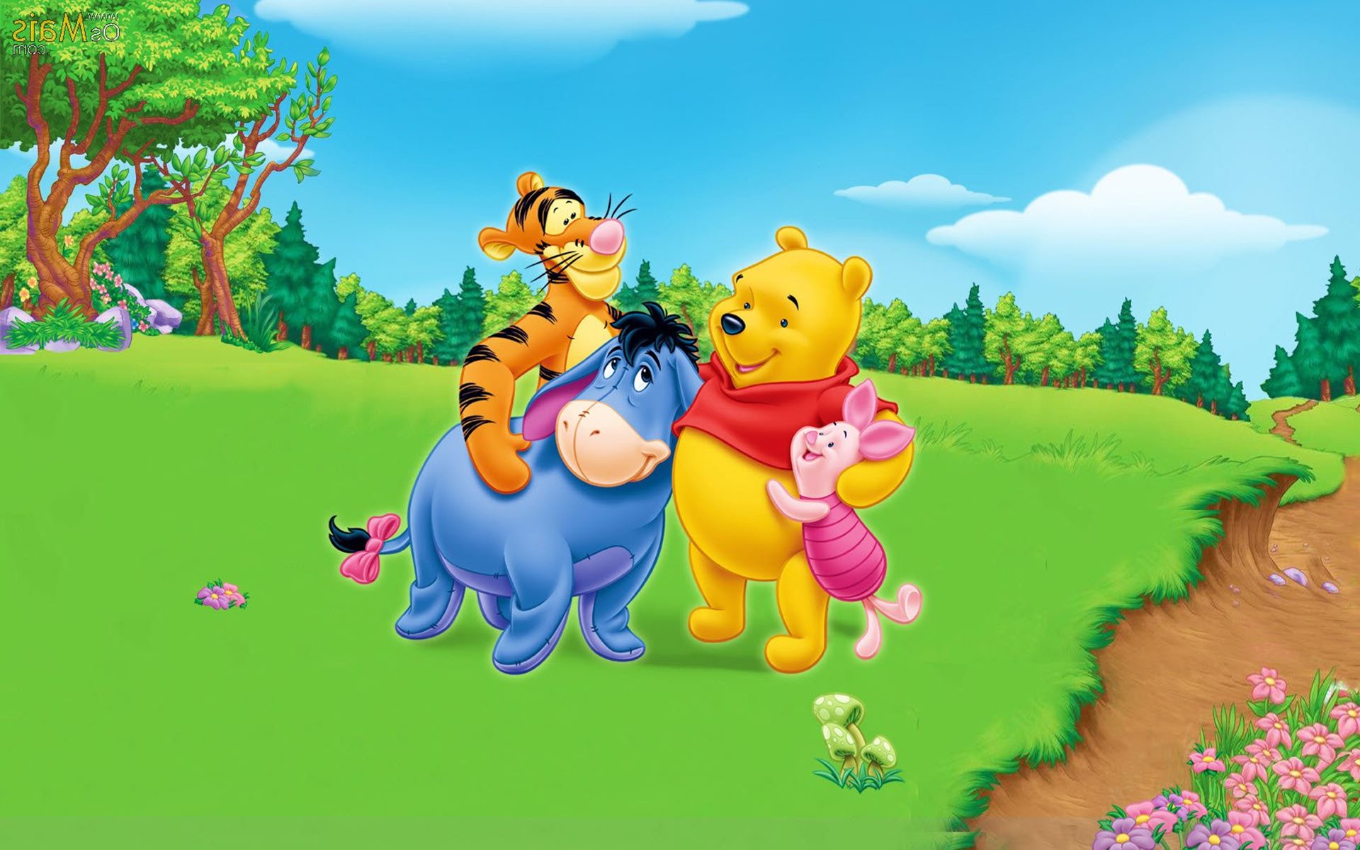 Winnie Pooh Cartoon HD Wallpaper Wallpaperpick