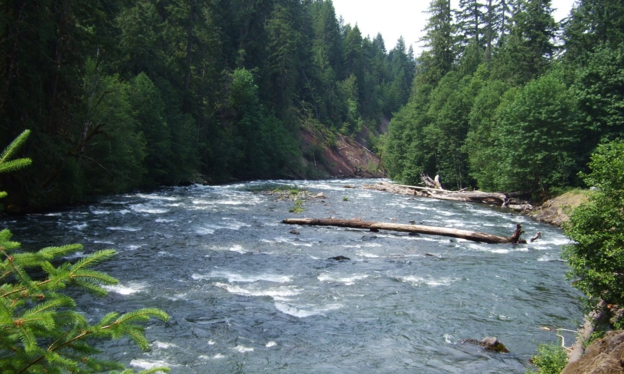 This Photo Was Taken On The North Santiam River Near Idanha Or