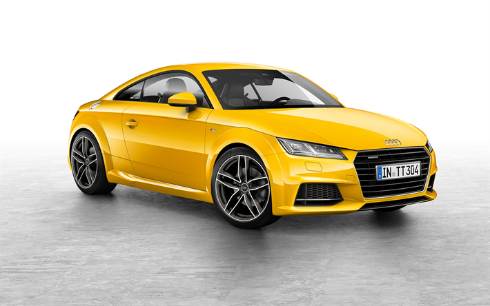 Download wallpapers Audi TT 2018 cars coupe sportcars 710x444
