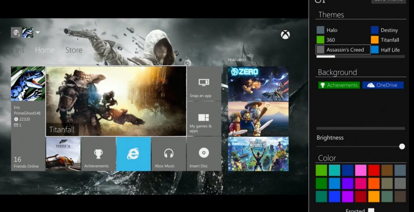 Xbox One Custom Homescreen Update Conceptualized Slashgear