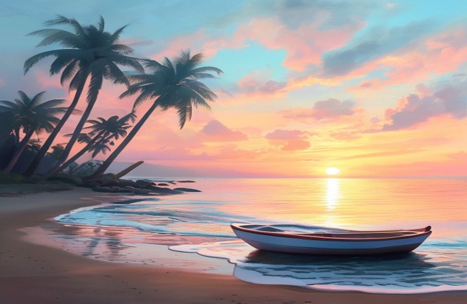Beach Sunrise Wallpaper