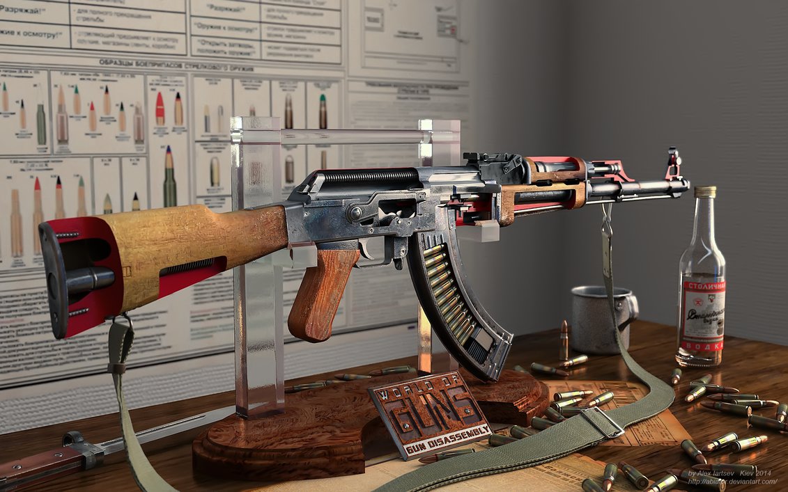 Kalashnikov Cutaway By Abiator