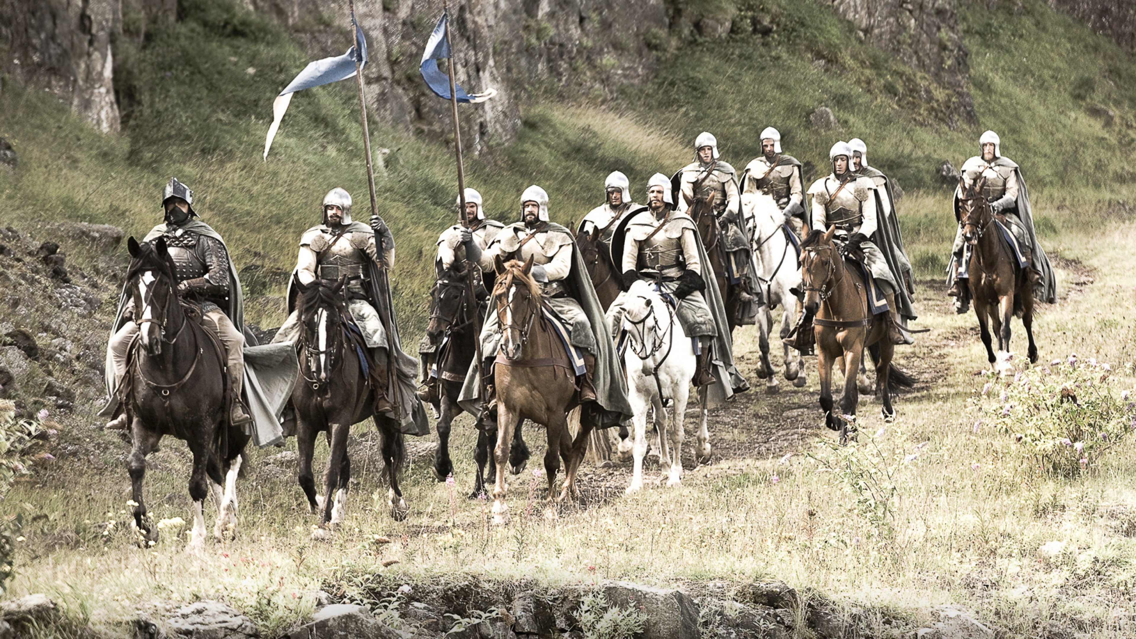 Wallpaper Game Of Thrones Warriors Squad Horses