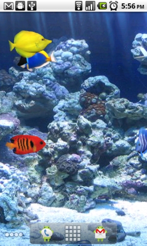 Fish Tank Aquarium Live Wallpaper for Android Android Blast 300x500