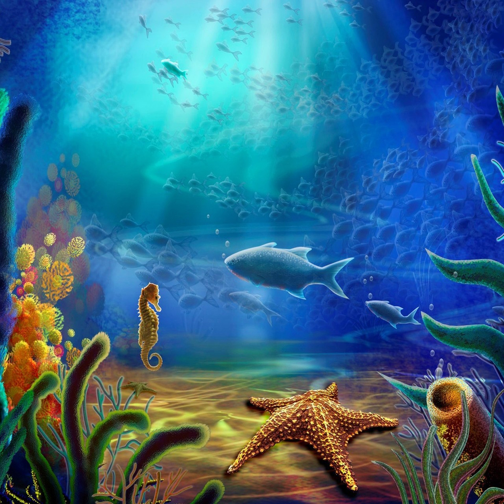 Beautiful Underwater iPad Wallpaper