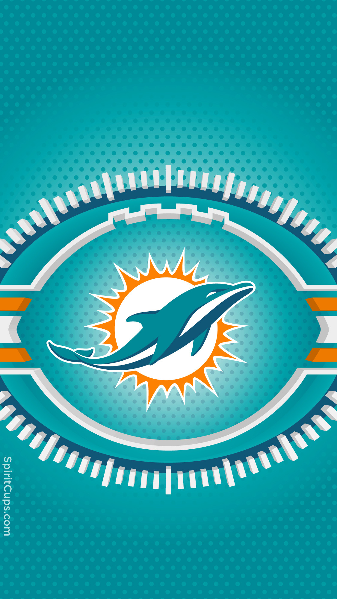 Miami Dolphins New Logo Wallpaper Image