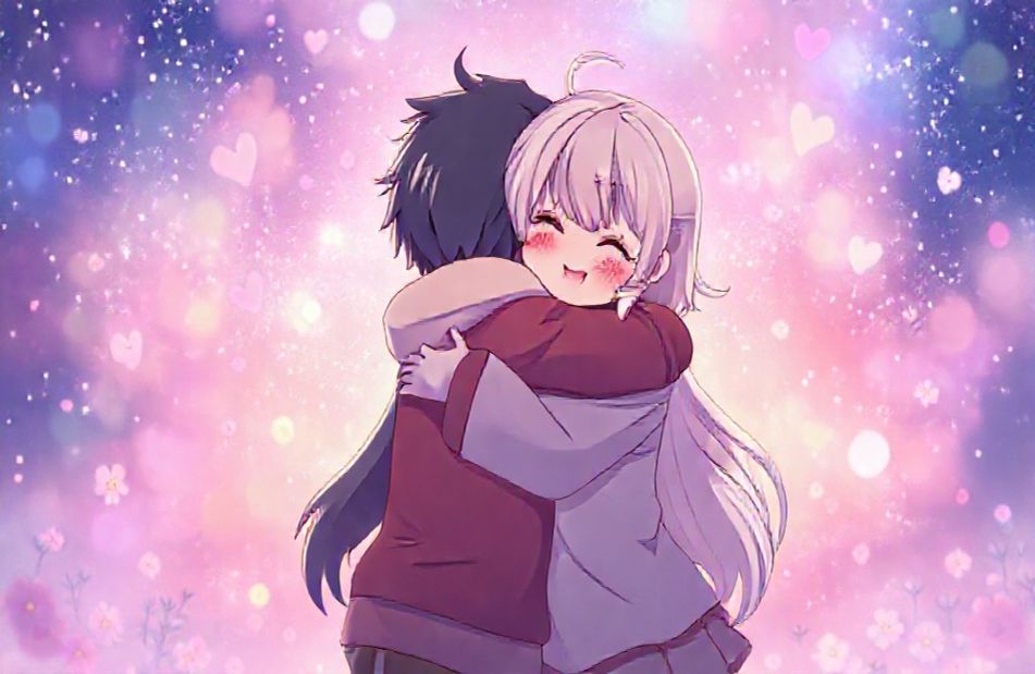 Anime Hug Wallpaper