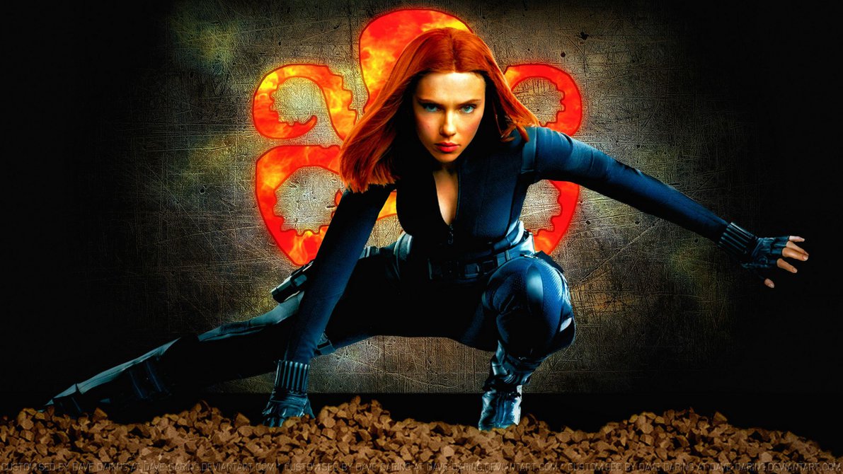 Scarlett Johansson black Widow XXVII by Dave Daring on