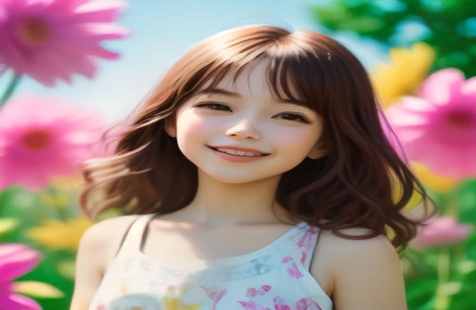 Happy Girl Wallpaper