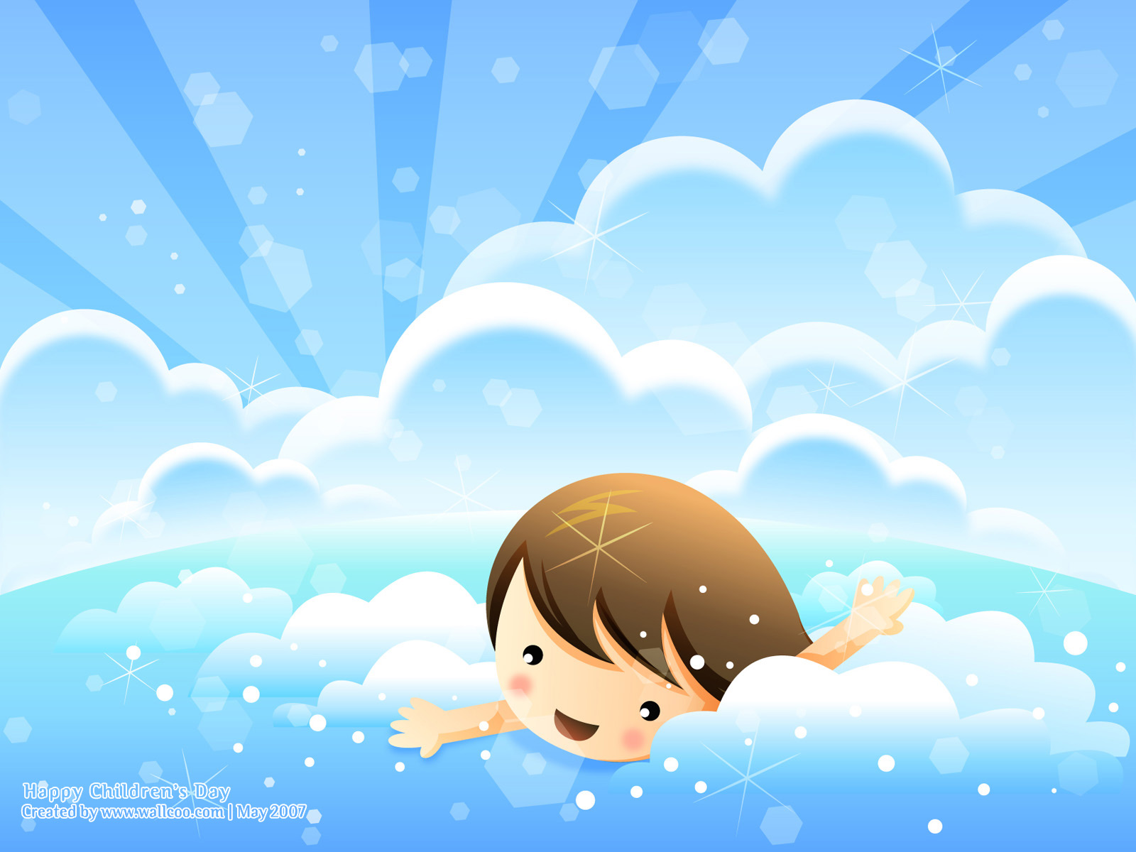 Colourful Illustrations For Children S Day No Wallpaper