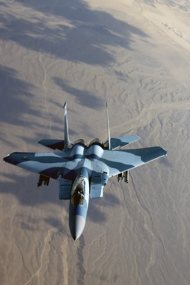 American Jet Fighter iPhone HD Wallpaper