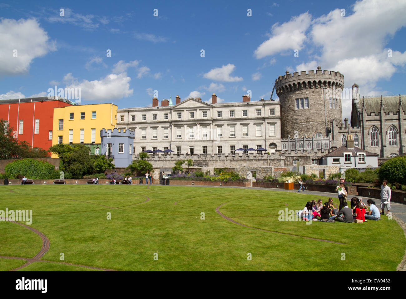 Dublin castle grounds hi res stock photography and images   Alamy