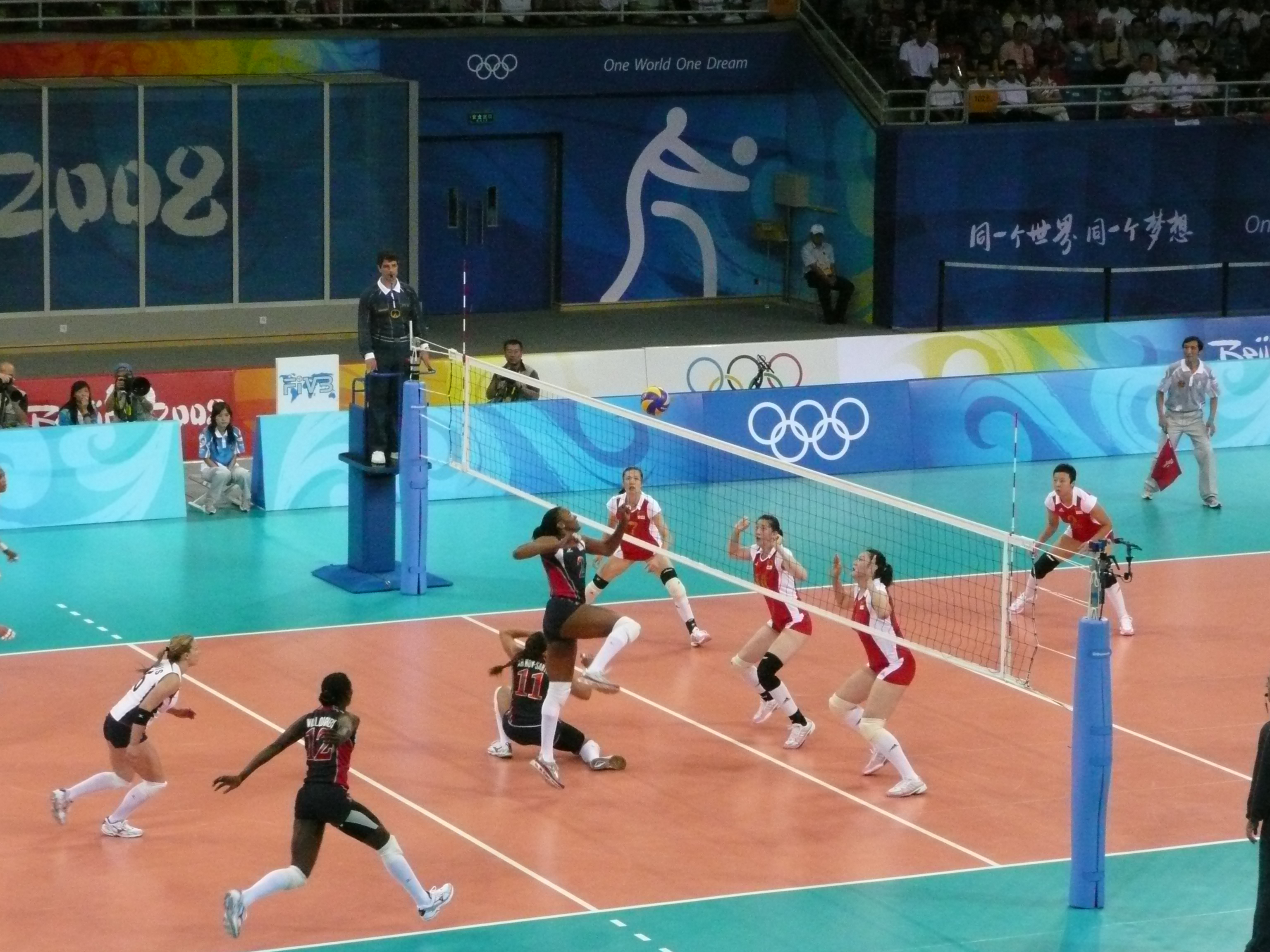 Kristi Heim Spectacular Volleyball And Good Sports Us Vs China