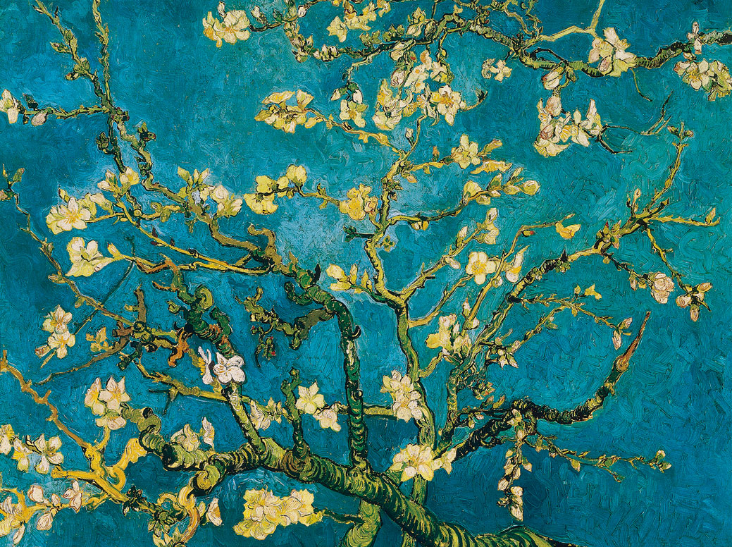 Mandorlo In Fiore Vincent Van Gogh As Art Print Or Hand Painted Oil
