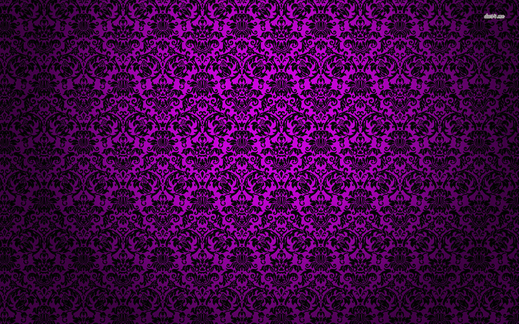 Purple Vintage Pattern Wallpaper Abstract