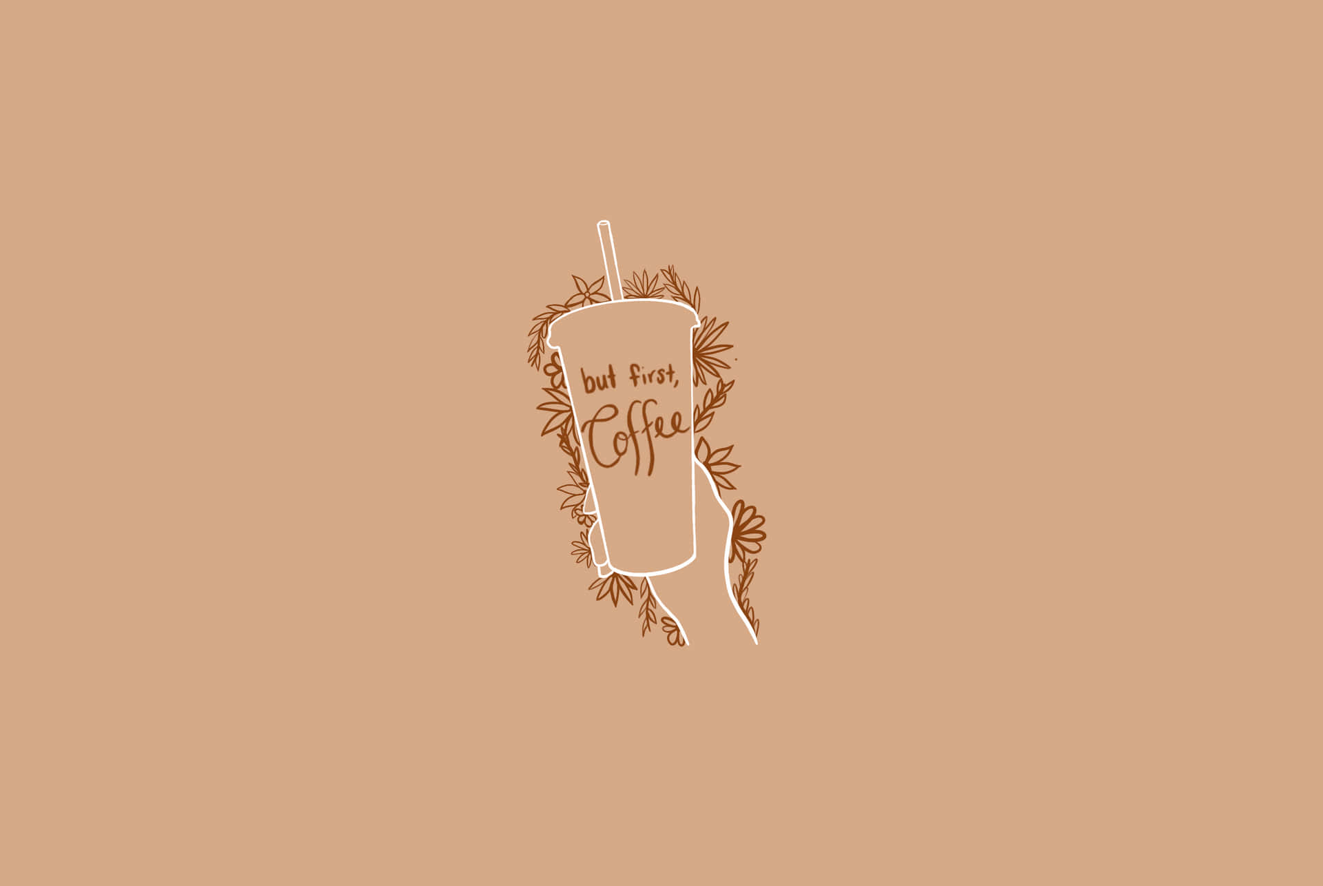 Neutral Aesthetic Desktop Wallpaper