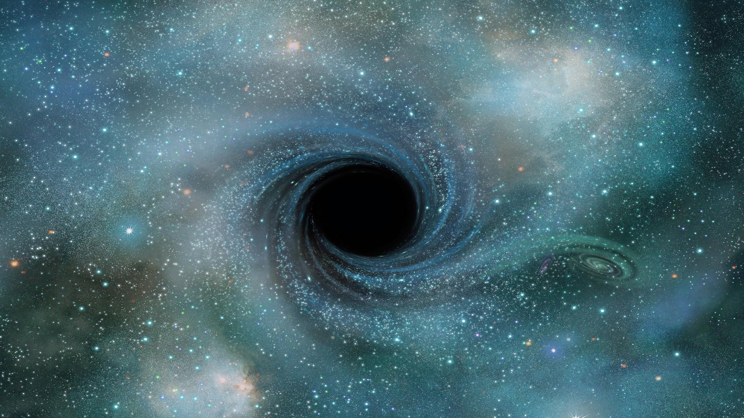 Cosmic Black Hole Background HD Wallpaper13