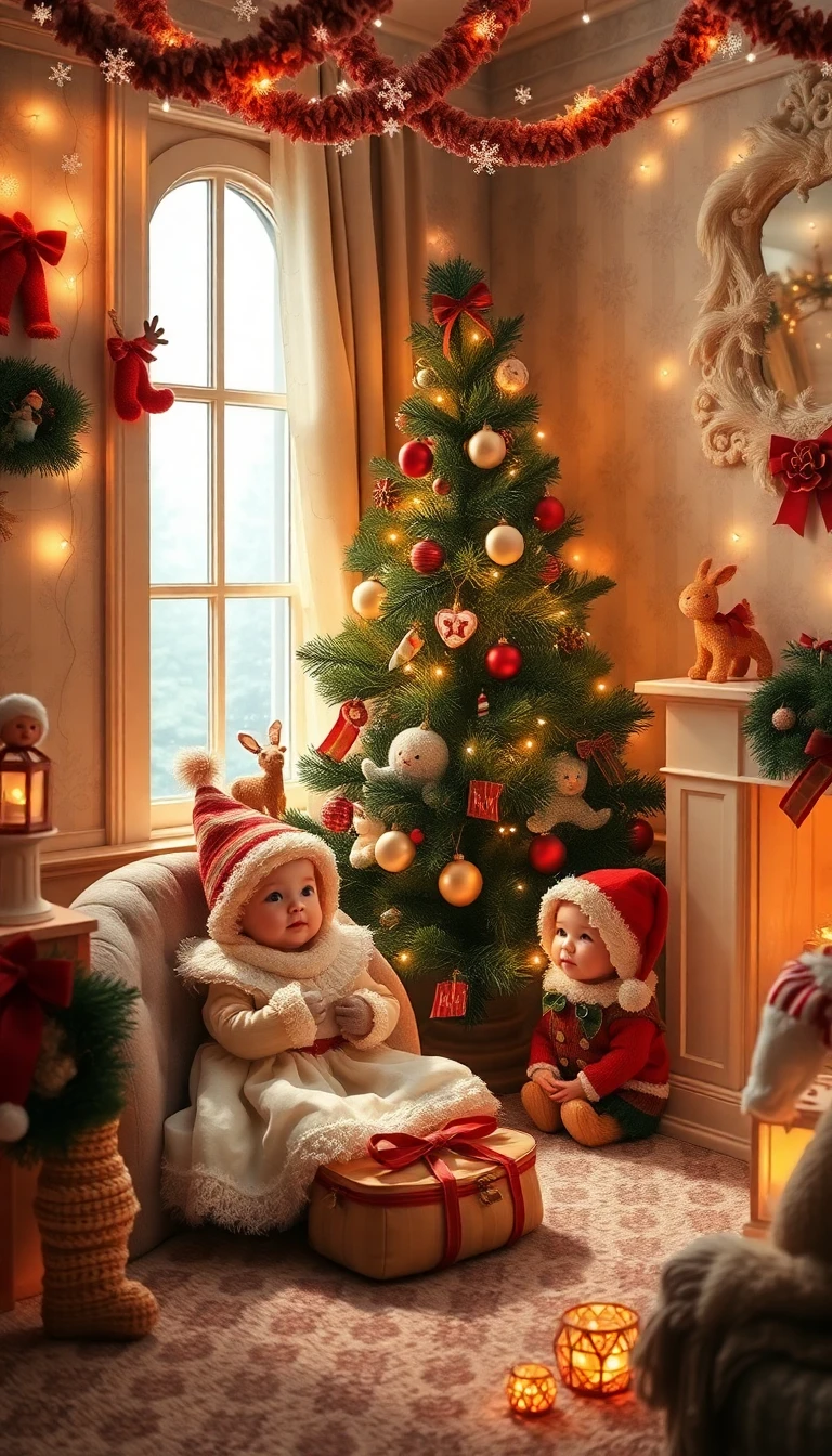 Anne Geddes Christmas Wallpaper