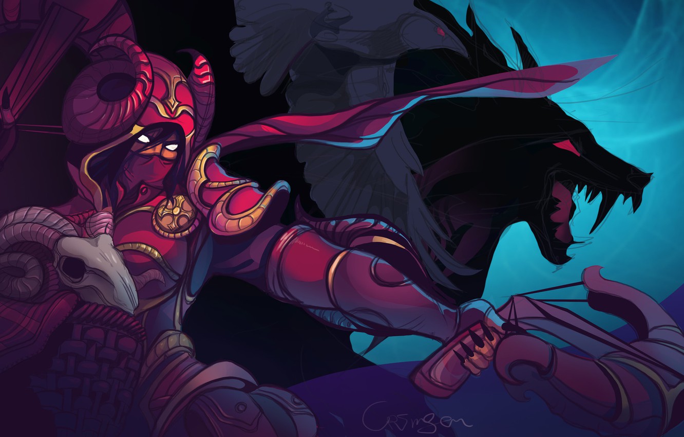 Wallpaper Blizzard Art Diablo Valla Demon Hunters