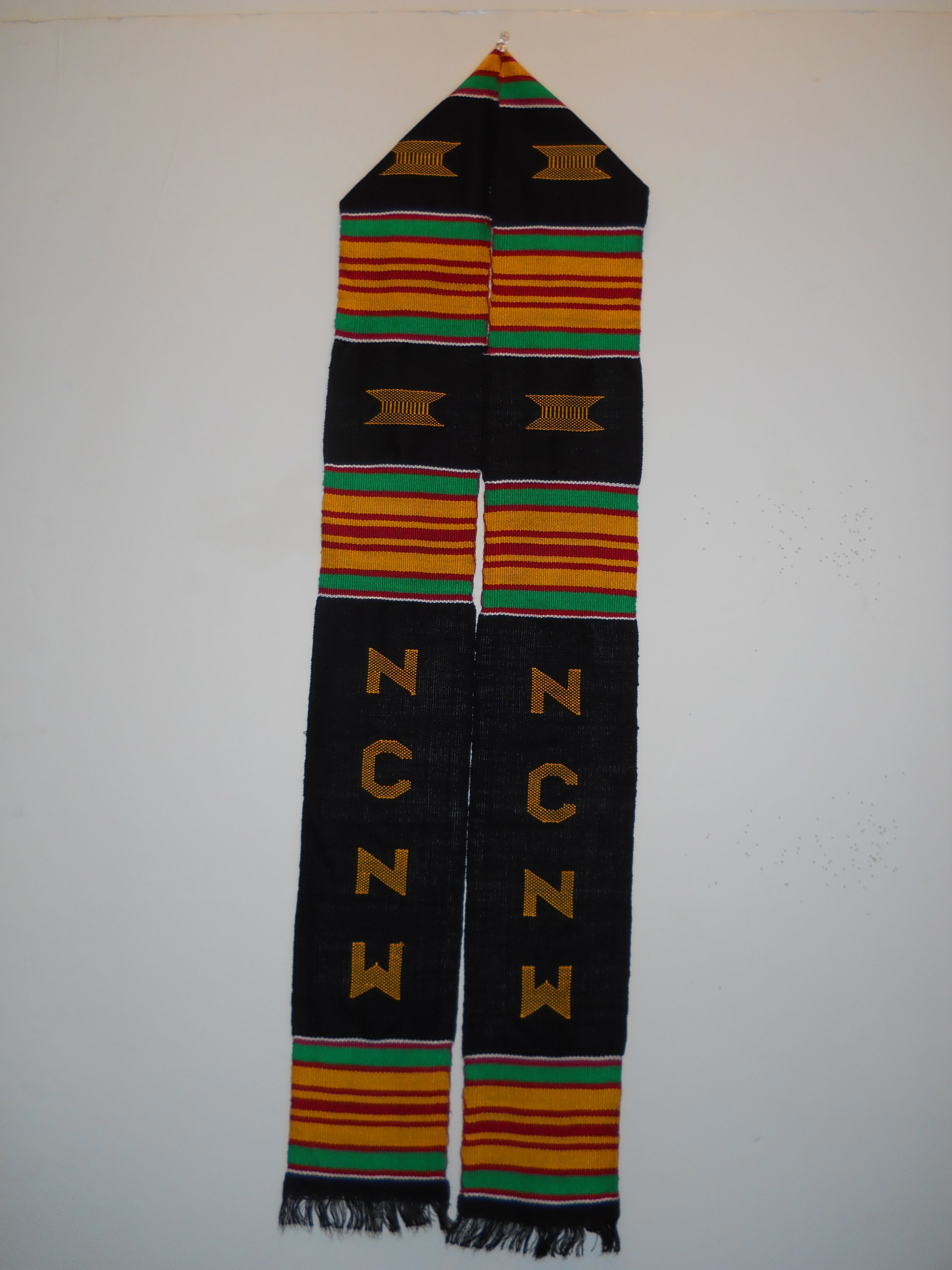 N C W Kente Stole Jg