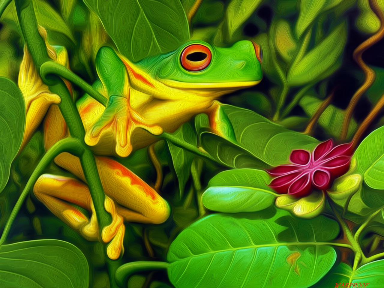 TREE FROG Wallpaper and Background 1280x960 ID441788