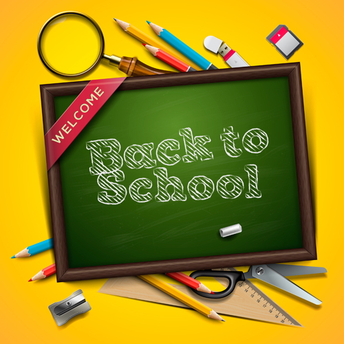 Back to school Creative background 07   Vector Background free