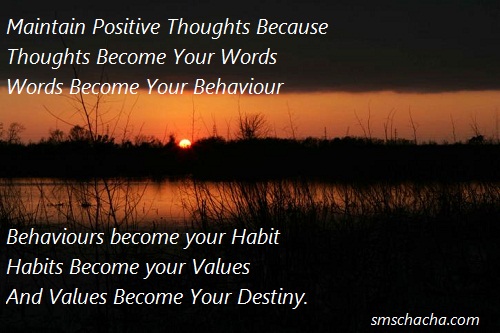 Positive Thoughts Quotes Wallpaper