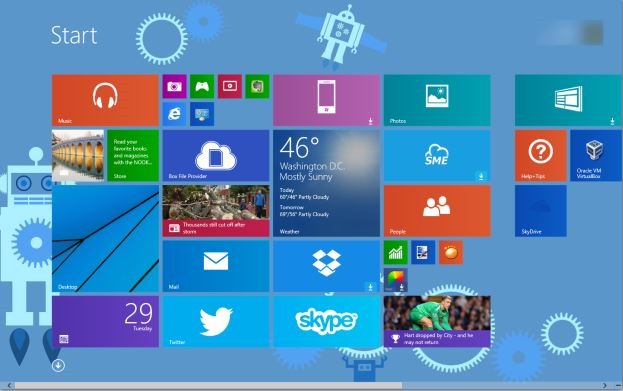 Automatically Change Start Screen Background Color In Windows 81