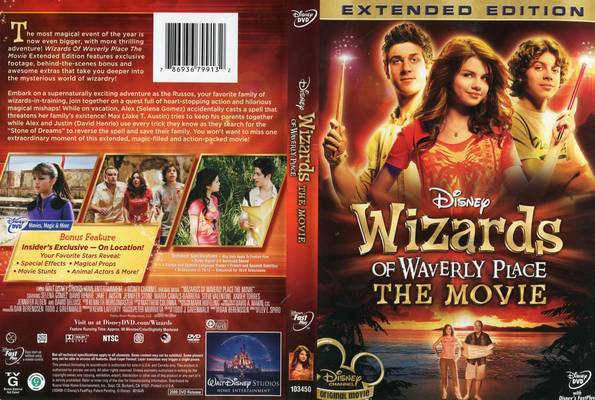 Wizards Of Waverly Place The Movie Ee R1 Dvd Front Cover