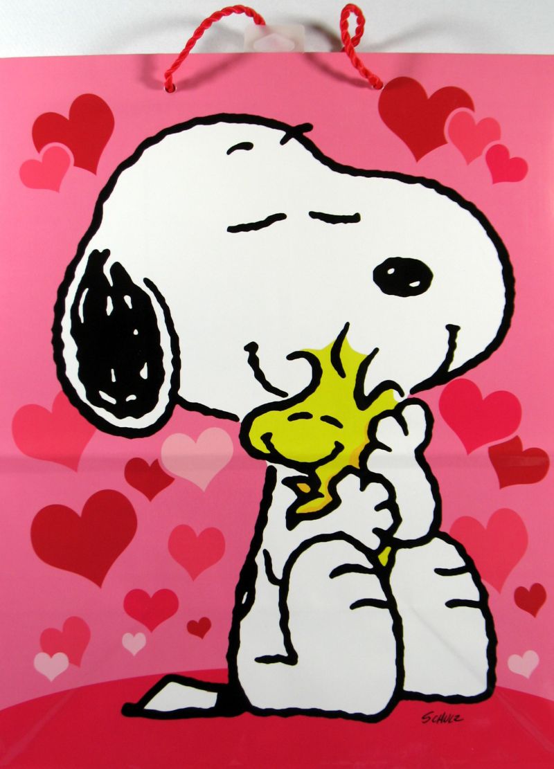 Snoopy Valentine S Day Gift Bag Snoopn4pnuts