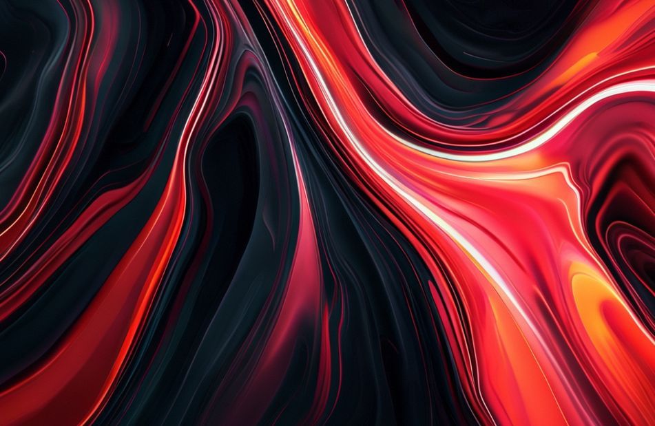 Black And Red Abstract Wallpaper