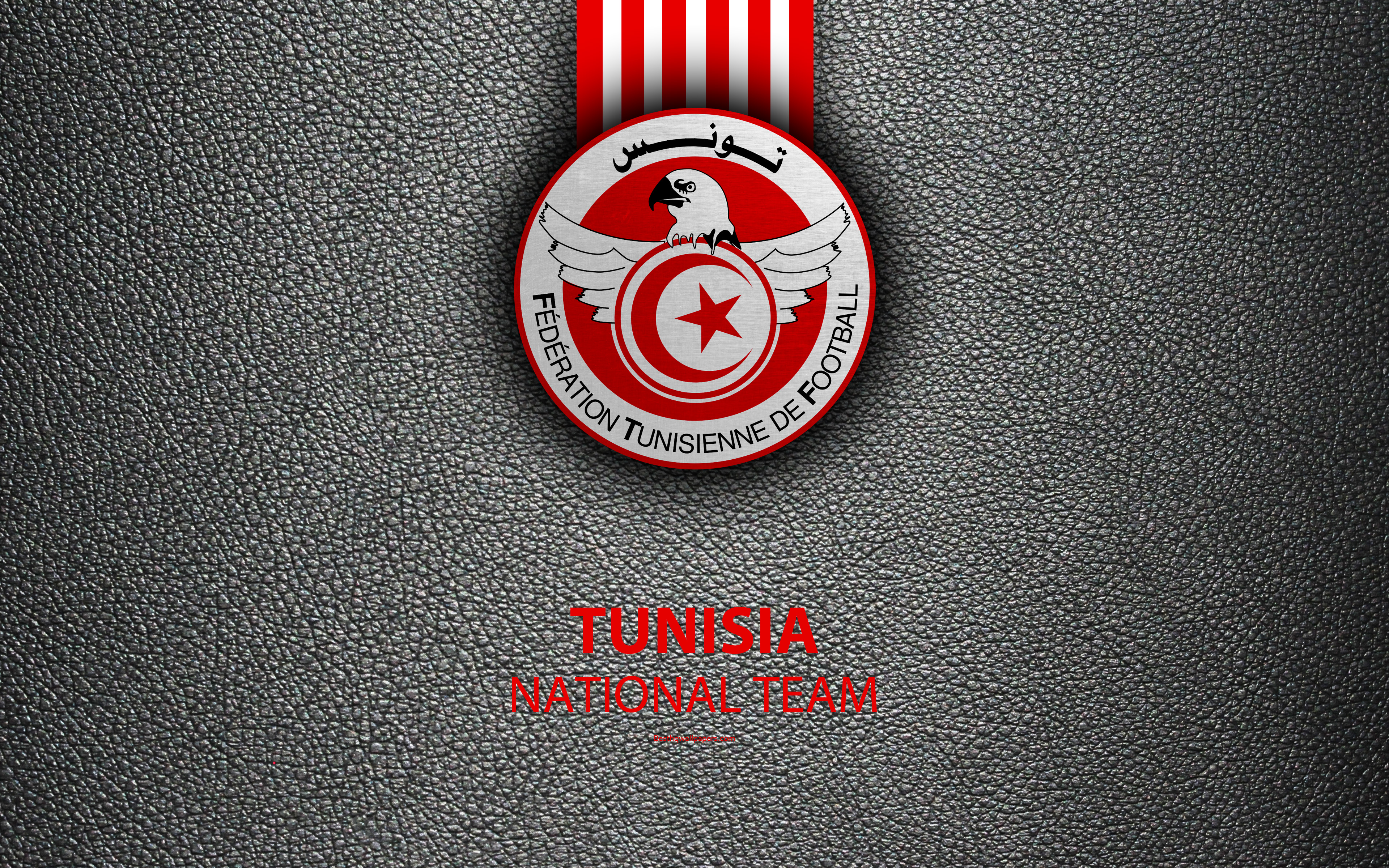 Wallpaper Tunisia National Football Team 4k Leather