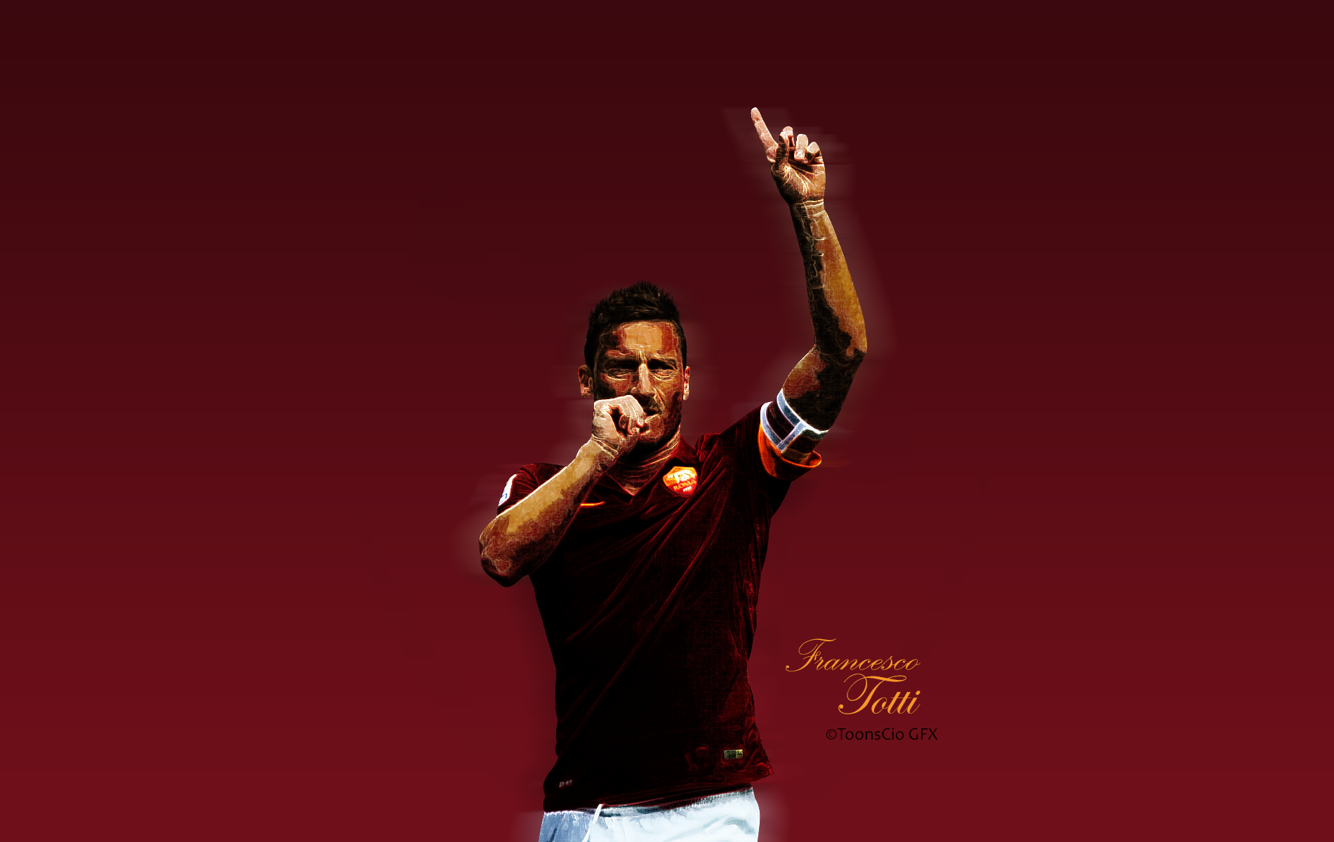 Francesco Totti By Toonscio