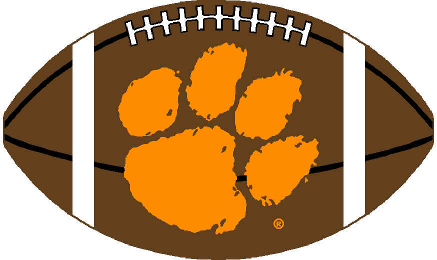 Pin Clemson University Tiger Paw Logo