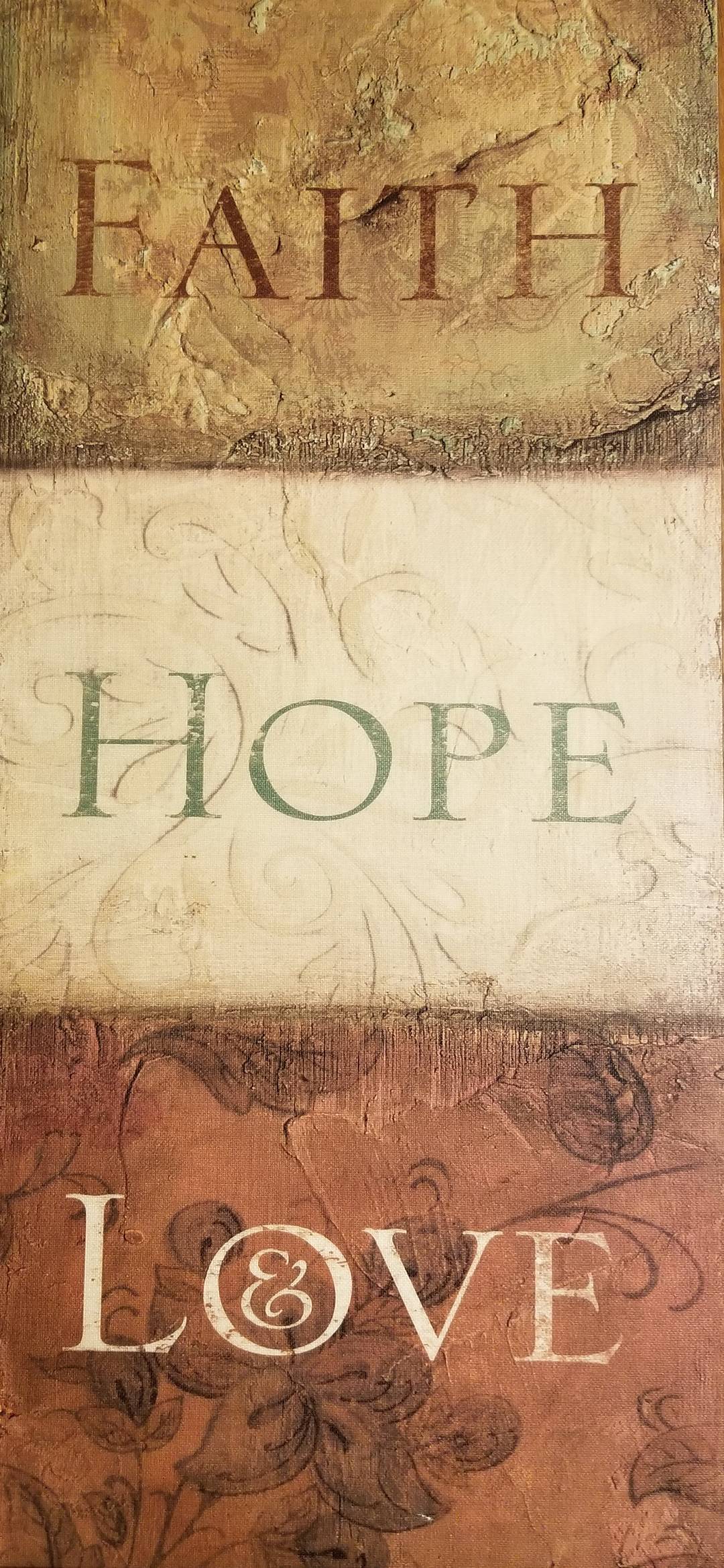 Faith   Hope   Love   Motivational Wallpaper