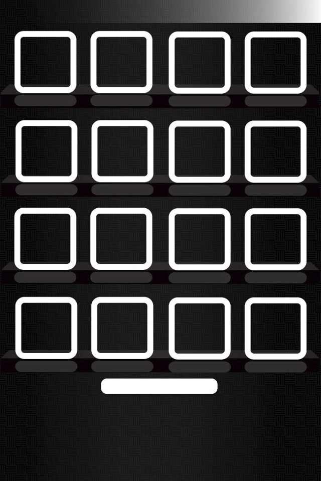 Simple Black An White Shelf iPhone Background And