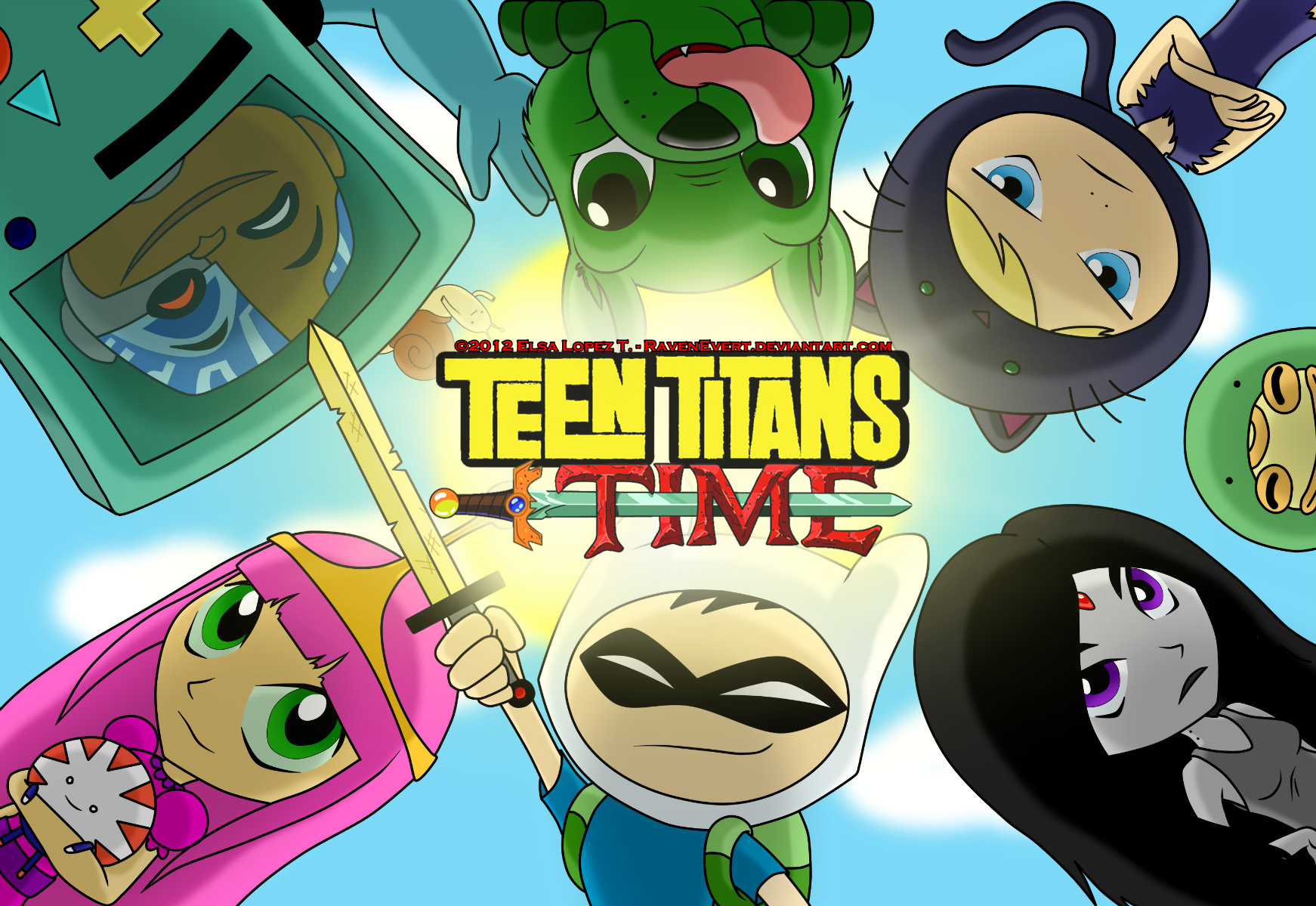 Teen Titans Time Wallpaper By Ravenevert On