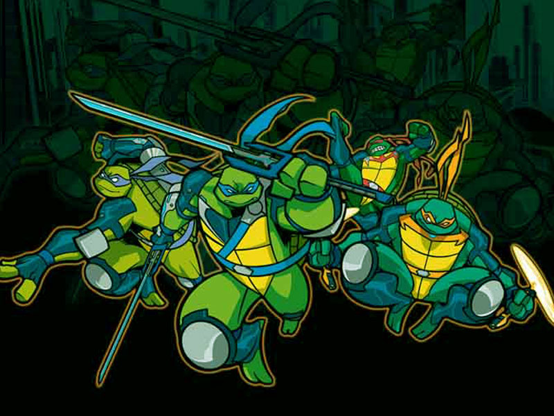 Ninja Turtles Cartoon Desktop Wallpaper