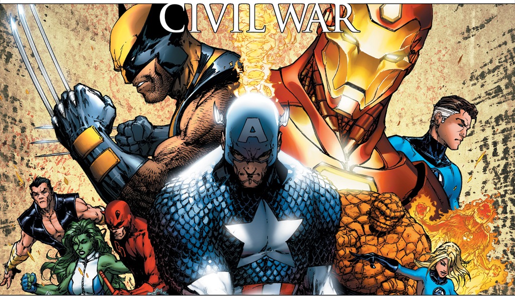 Pin Marvel Civil War Desktop Wallpaper