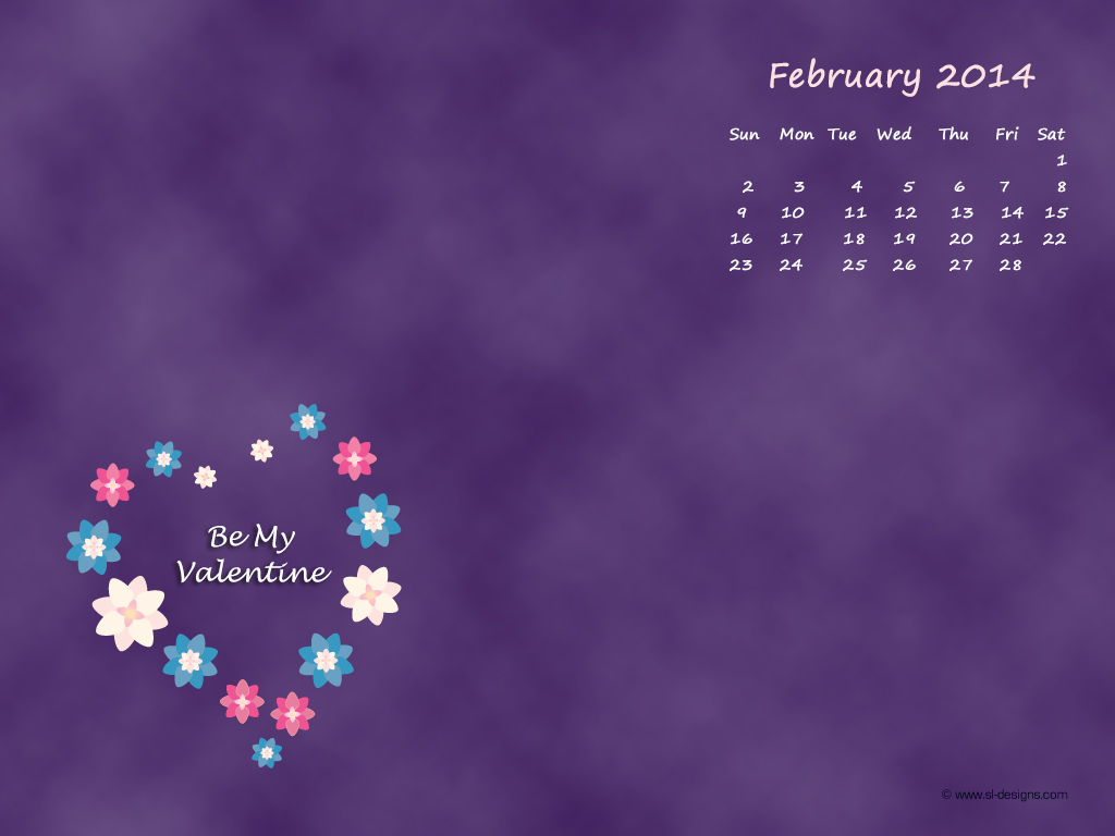 February Calendar Wallpaper For Your Desktop Web Site Email Or