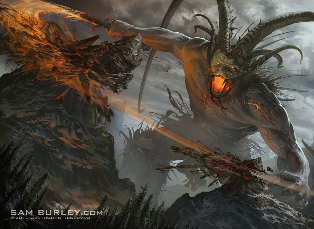 Surtr Fire Of Ragnarok By Samburley