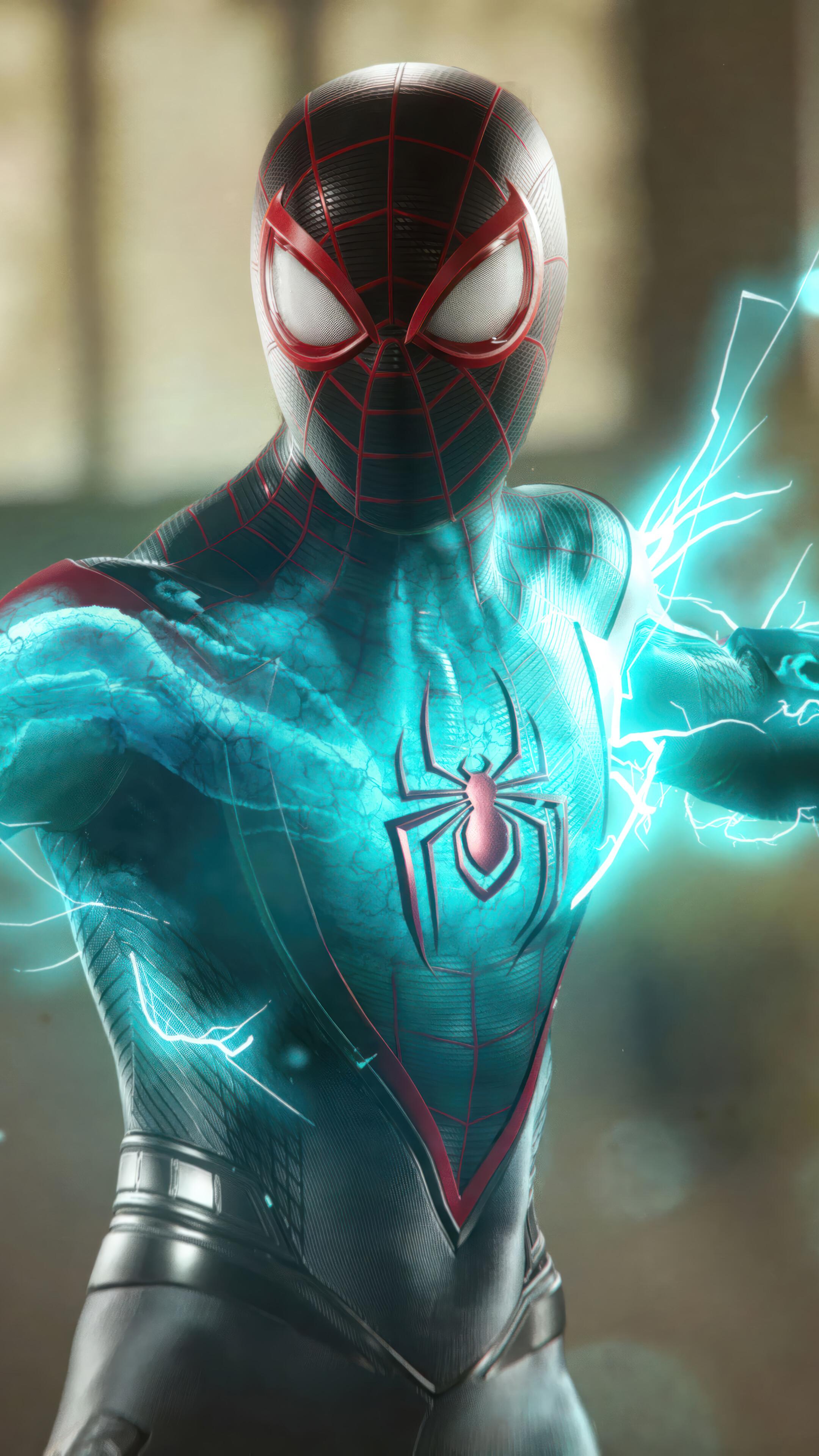 Marvel S Spider Man Miles Morales Electricity 4k Wallpaper