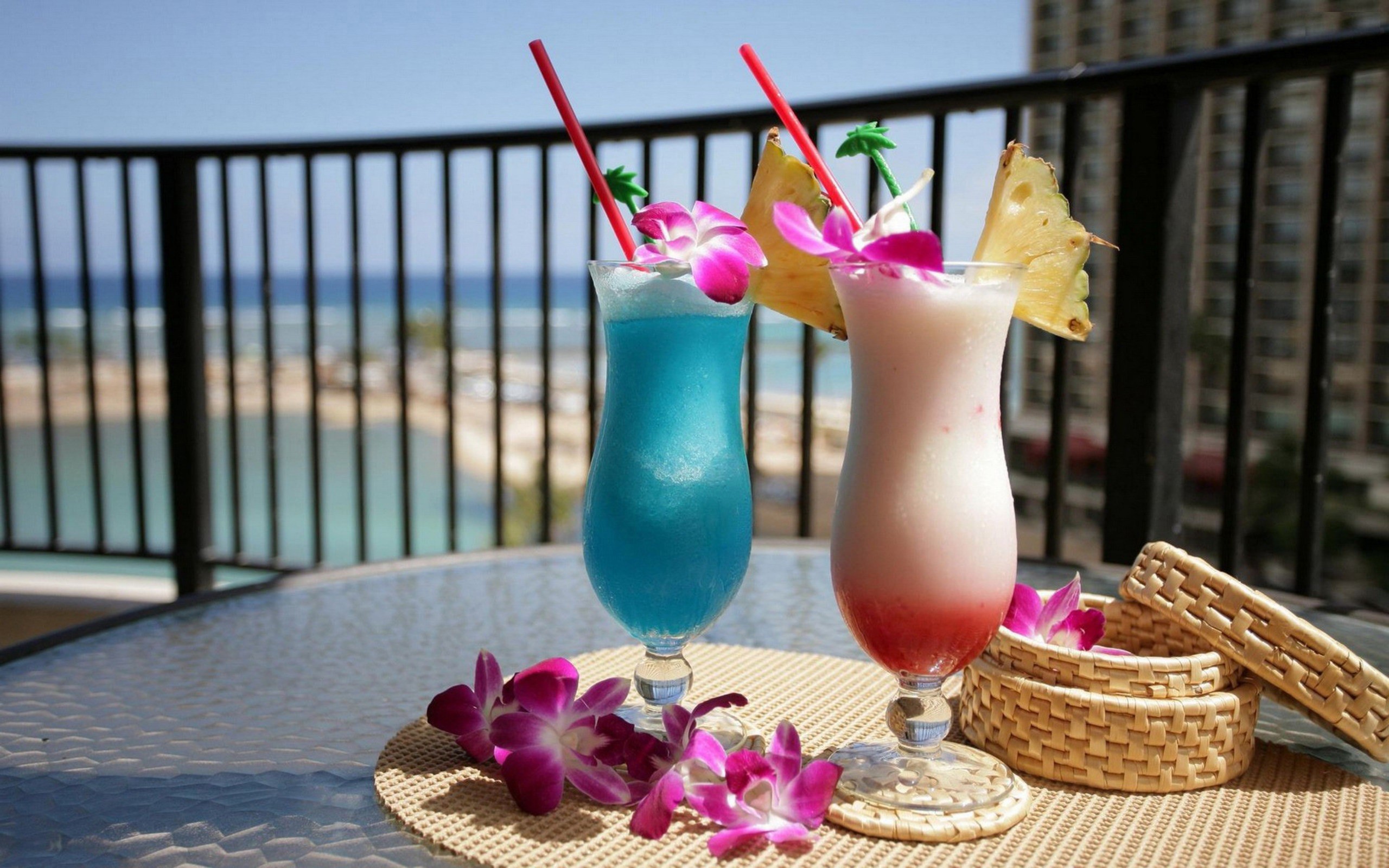 Beach Cocktail Wallpaper Vacation Drinks