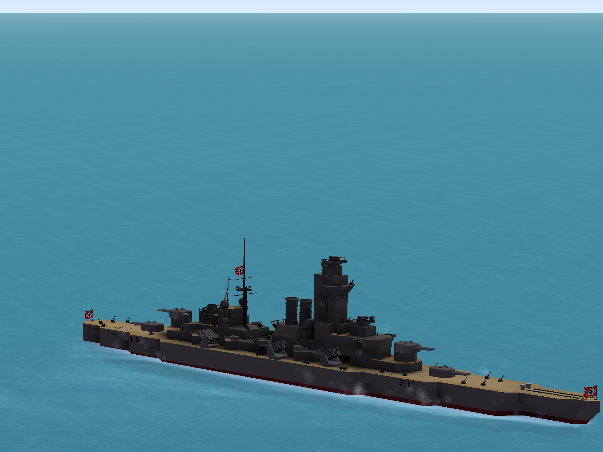 Bismarck inspired Nazi Ship by Phillipzu on