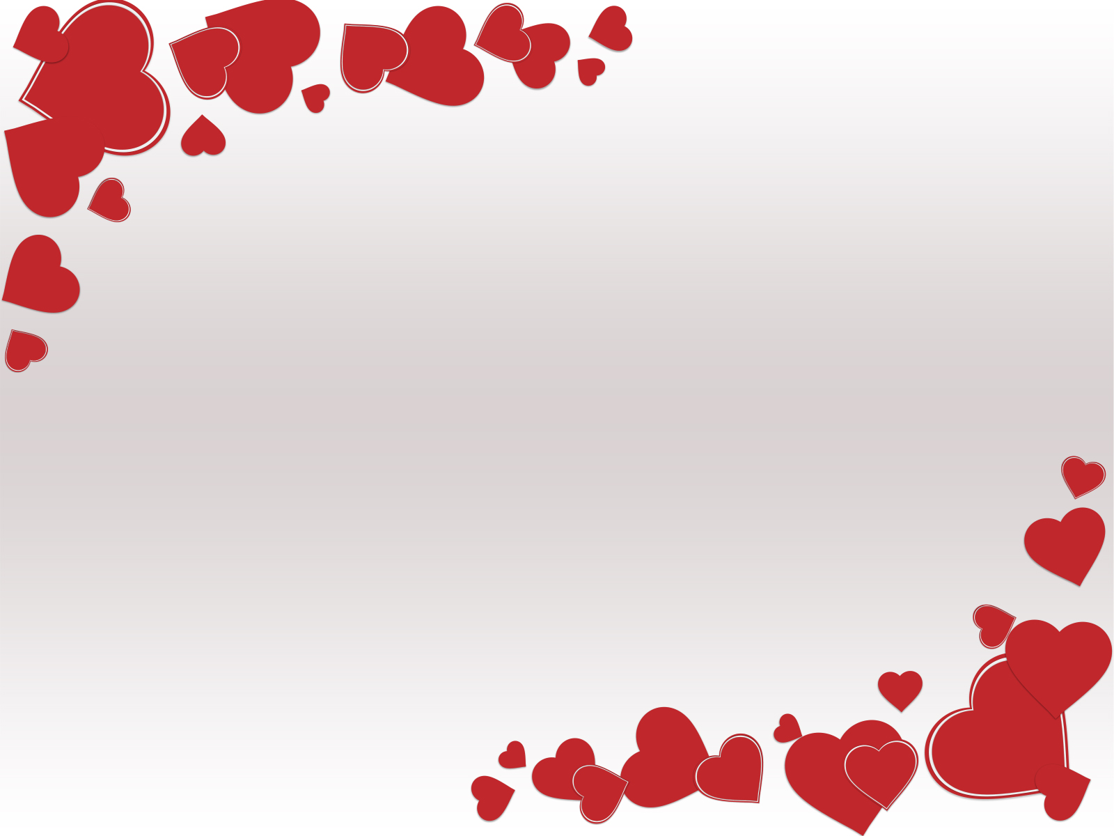 Grunge Valentine Day Background Love Red White Ppt