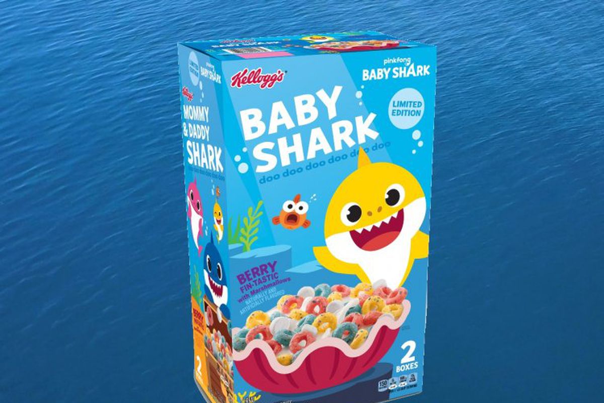 Kellogg S Is About To Debut A Baby Shark Cereal For Kids Eater